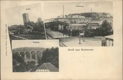 Kreiensen Kreiensen Burg Bahnhof Viadukt x / Kreiensen /Northeim LKR