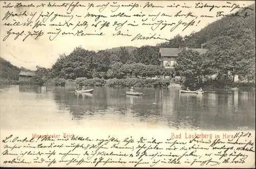 Bad Lauterberg Harz Wiesenbecker Teich x