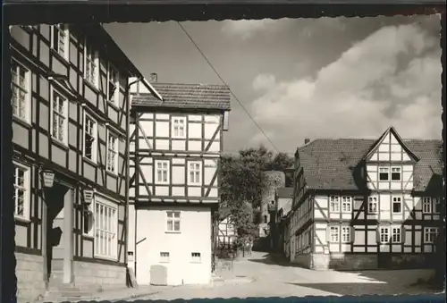 Spangenberg Hessen Spangenberg Rathausstrasse Fachwerkhaeuser * / Spangenberg /Schwalm-Eder-Kreis LKR