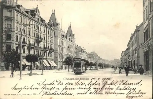 La Chaux-de-Fonds Strassenbahn x