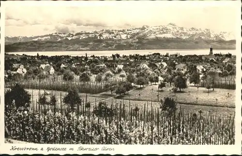 Kressbronn Bodensee Schweizer Alpen *