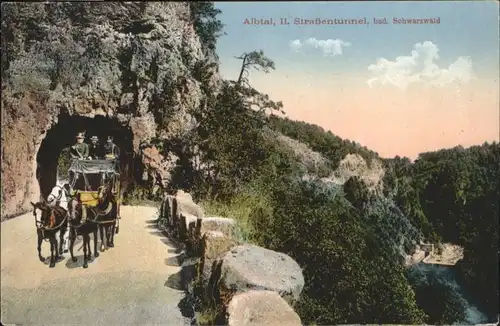 Albbruck Albtal Strassentunnel Postkutsche Schwarzwald Tiefenstein x