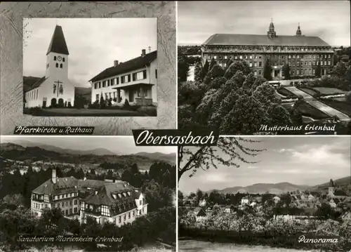 Obersasbach Mutterhaus Erlenbad
Pfarrkirche
Rathaus