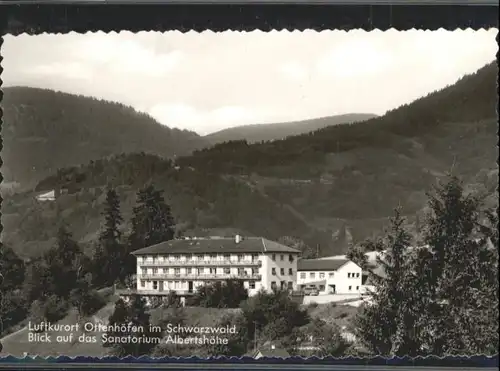 Ottenhoefen Schwarzwald Sanatorium Albertshoehe