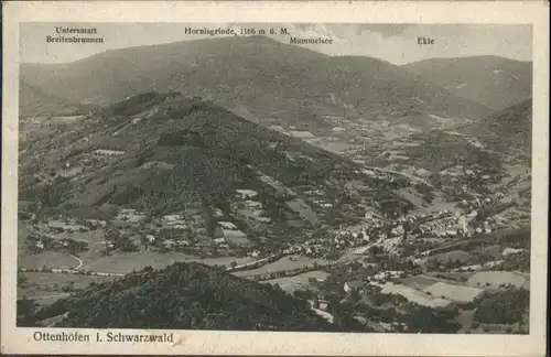 Ottenhoefen Schwarzwald Luftbild