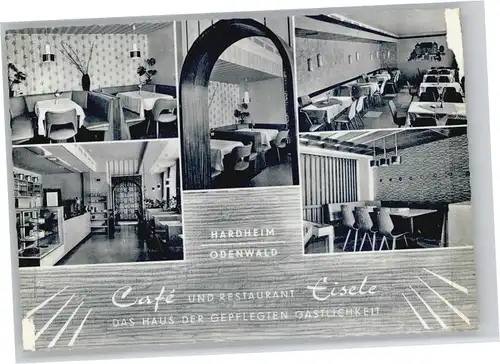 Hardheim Odenwald Cafe Restaurant Eisele *