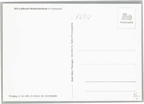 Wald-Michelbach Fliegeraufnahme *