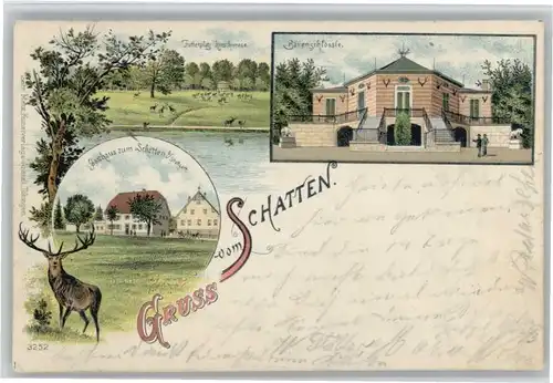 Vaihingen [Stempelabschlag] Gasthaus  Schatten Baerenschloessle  x