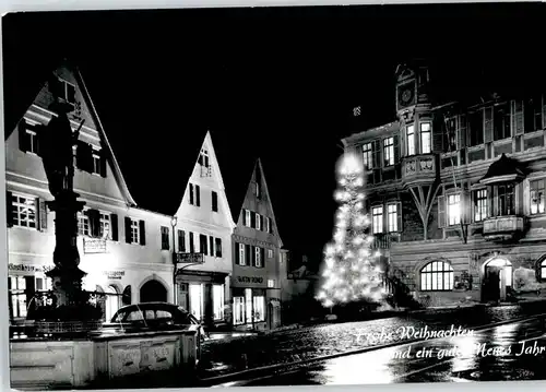 Bietigheim Marktplatz Weihnachtsbaum *