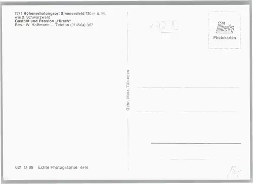 Simmersfeld Gasthof Pension Hirsch *