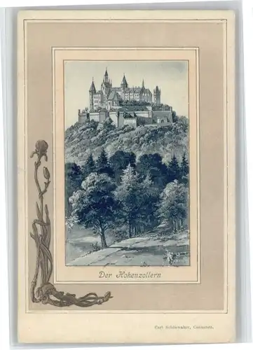 Burg Hohenzollern Burg Hohenzollern Praegedruck x / Bisingen /Zollernalbkreis LKR