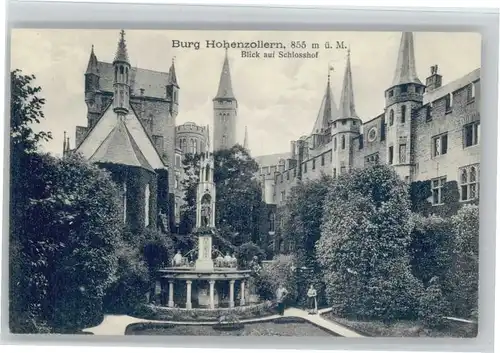 Burg Hohenzollern Schlosshof *