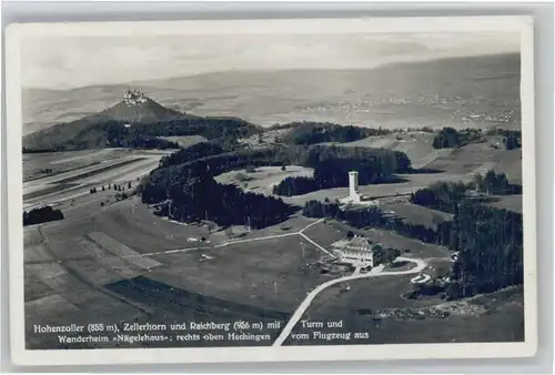 Burg Hohenzollern Fliegeraufnahme Zellerhorn Turm Wenderheim Naegelehaus x