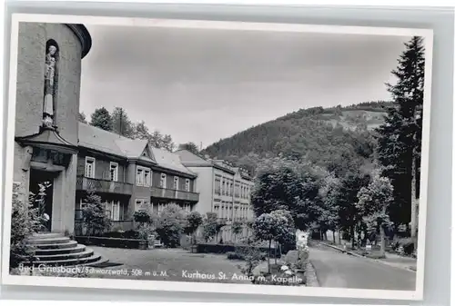 Bad Peterstal-Griesbach Kurhaus St Anna Kapelle *