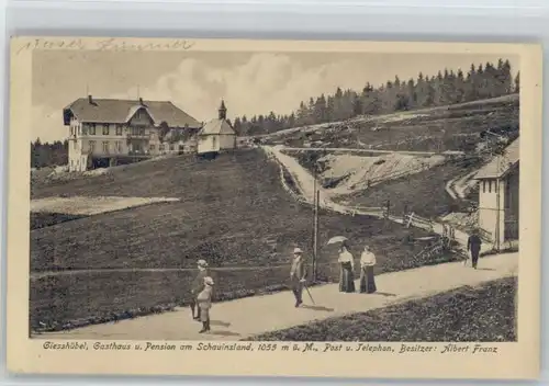 Schauinsland Schauinsland Gasthaus Giesshuebel x / Oberried /Breisgau-Hochschwarzwald LKR