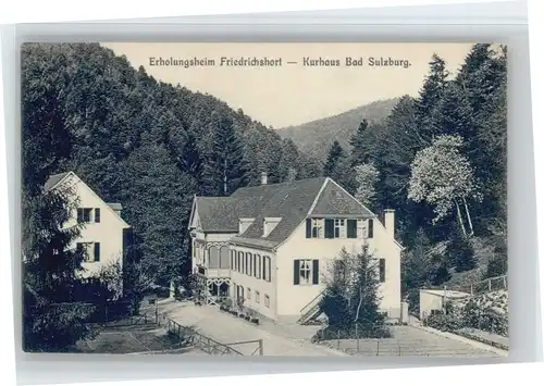 Sulzburg Sulzburg Erholungsheim Friedrichshort * / Sulzburg /Breisgau-Hochschwarzwald LKR