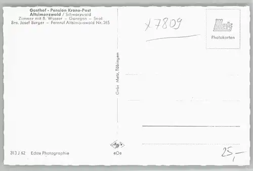 Altsimonswald Gasthof Pension Krone Post *