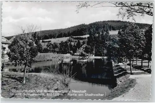 Neustadt Titisee Stadtweiher *