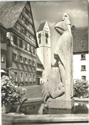 Riedlingen Wuerttemberg St Georgsbrunnen Marktplatz *