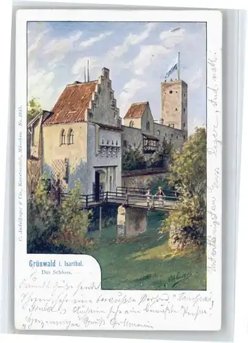 Gruenwald Muenchen Kuenstler Wilhelm Eilers Das Schloss x