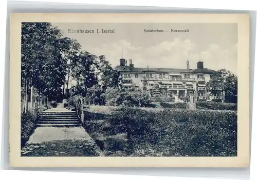 Ebenhausen Isartal Sanatorium Kuranstalt *