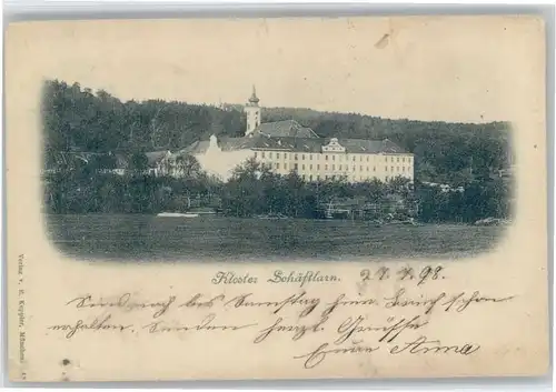 Ebenhausen Isartal [Stempelabschlag] Kloster Schaeftlarn x