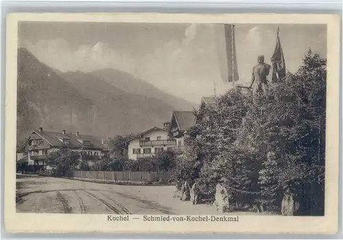 Kochel See Kochel Schmied von Kochel Denkmal * / Kochel a.See /Bad Toelz-Wolfratshausen LKR