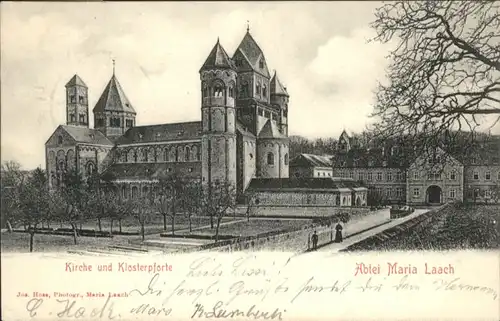 Maria Laach Glees Maria Laach Kirche Klosterpforte x / Glees /Ahrweiler LKR