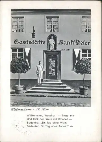 Walporzheim Gaststaette Sankt Peter x