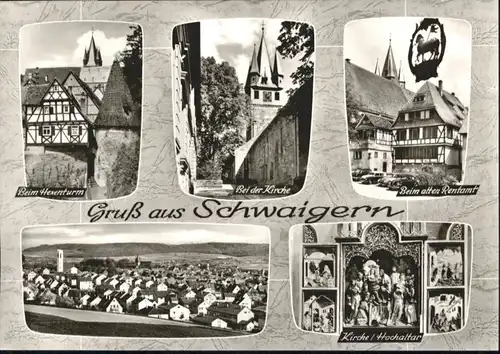 Schwaigern Hexenturm Kirche Rentamt *