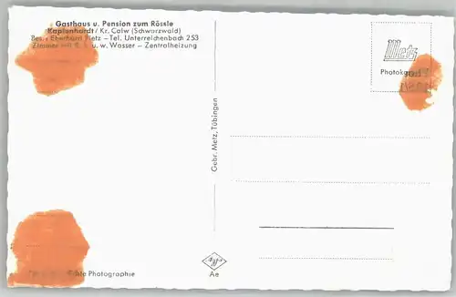 Unterreichenbach Gasthaus Pension Roessle *