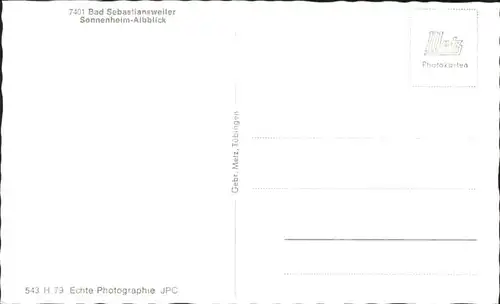 Bad Sebastiansweiler Sonnenheim Albblick *