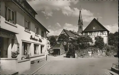 Bermersbach Forbach Gasthof  Pension Badenerhoehe *