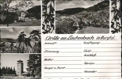 Lautenbach Gernsbach Gasthof Pension Lautenfels *