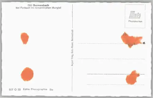 Bermersbach Forbach  *
