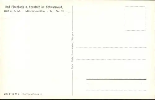 Eisenbach Schwarzwald  *