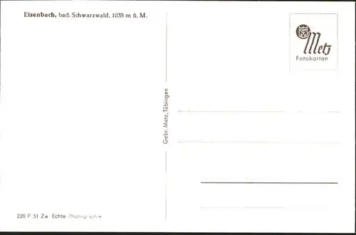 Eisenbach Schwarzwald  *