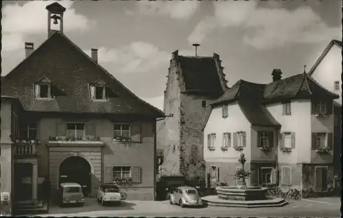 Markdorf Rathaus Hexenturm Stadtbrunnen *