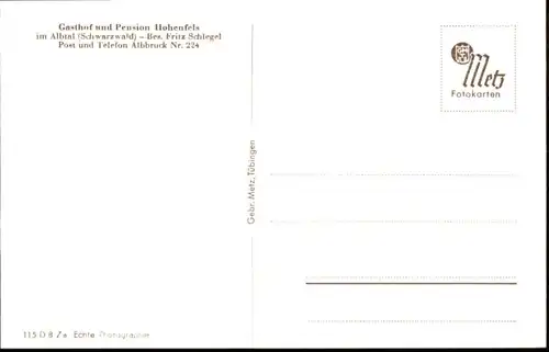 Albbruck Gasthof Pension Hohenfels *