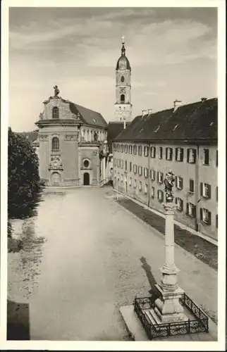 Ochsenhausen Klosterkirche Mariensaeule *