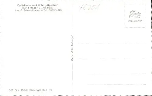 Frasdorf Cafe Restaurant Alpenhof *