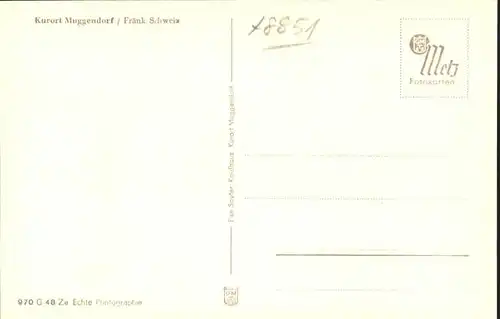 Muggendorf Fraenkische Schweiz *