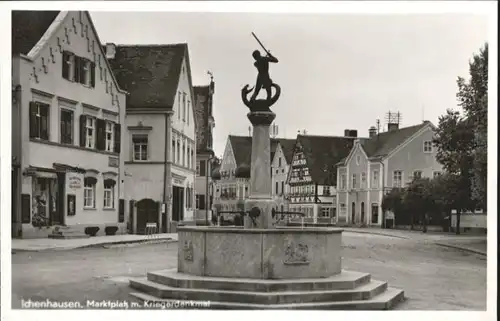 Ichenhausen Marktplatz Kriegerdenkmal *