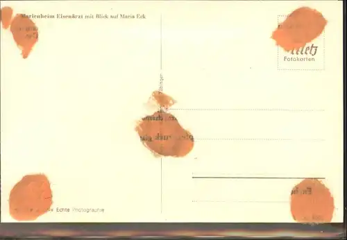 Eisenaerzt Marienheim Maria Eck *