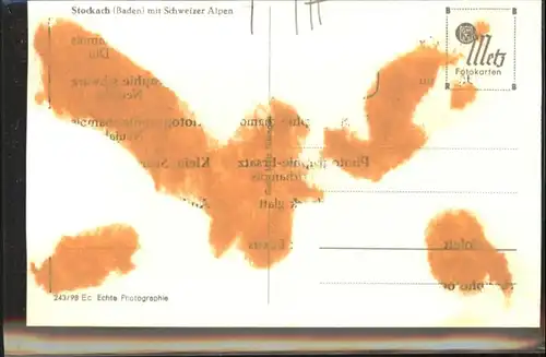 Stockach Baden Schweizer Alpen *