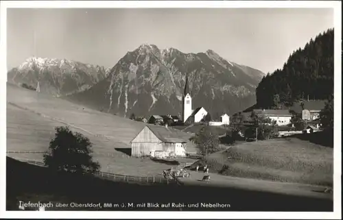 Tiefenbach Oberstdorf Rubihorn Nebelhorn *