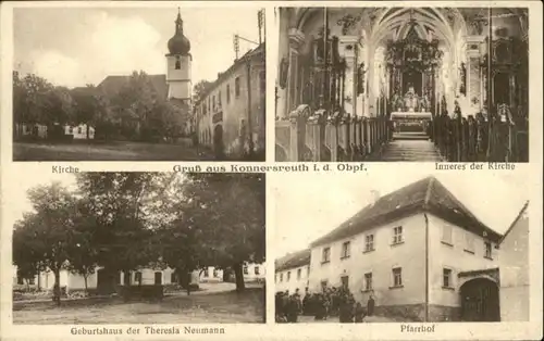 Konnersreuth Kirche Geburtshaus Theresia Neumann Pfarrhof *