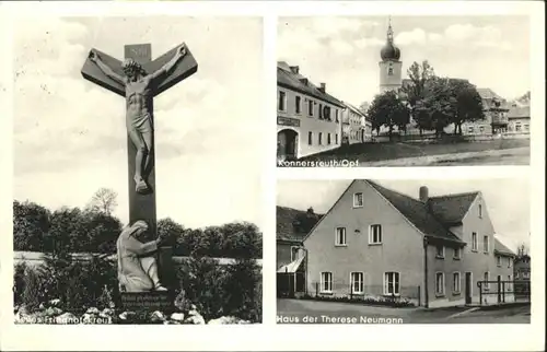 Konnersreuth Friedhofskreuz Therese Neumann Geburtshaus x