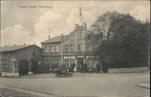 Kellinghusen [Stempelabschlag] Hotel Stadt Hamburg x