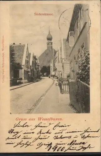 Wesselburen Suederstrasse Kirche x